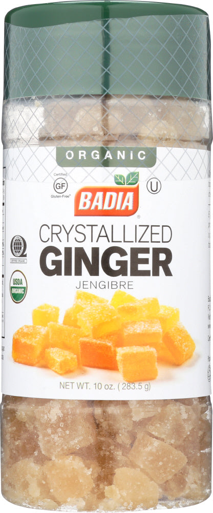 BADIA: Organic Crystallized Ginger, 10 oz