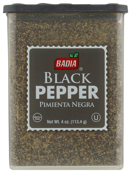 BADIA: Ground Black Pepper, 4 Oz