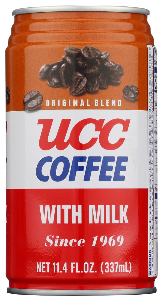 UCC: Ready to Drink Original Blend Coffee with Milk, 11.3 fl oz