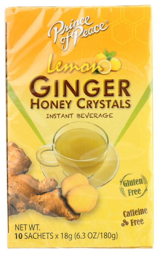 PRINCE OF PEACE: Ginger Honey Crystals With Lemon Tea, 10 bg