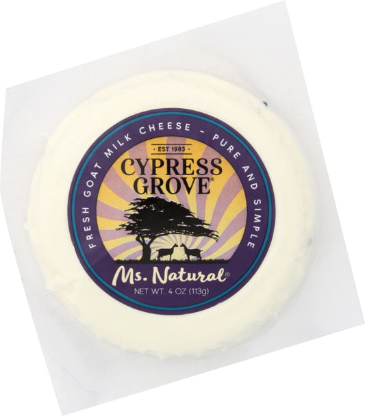 CYPRESS GROVE: Ms Natural Fresh Goat Milk Cheese Disk, 4 oz