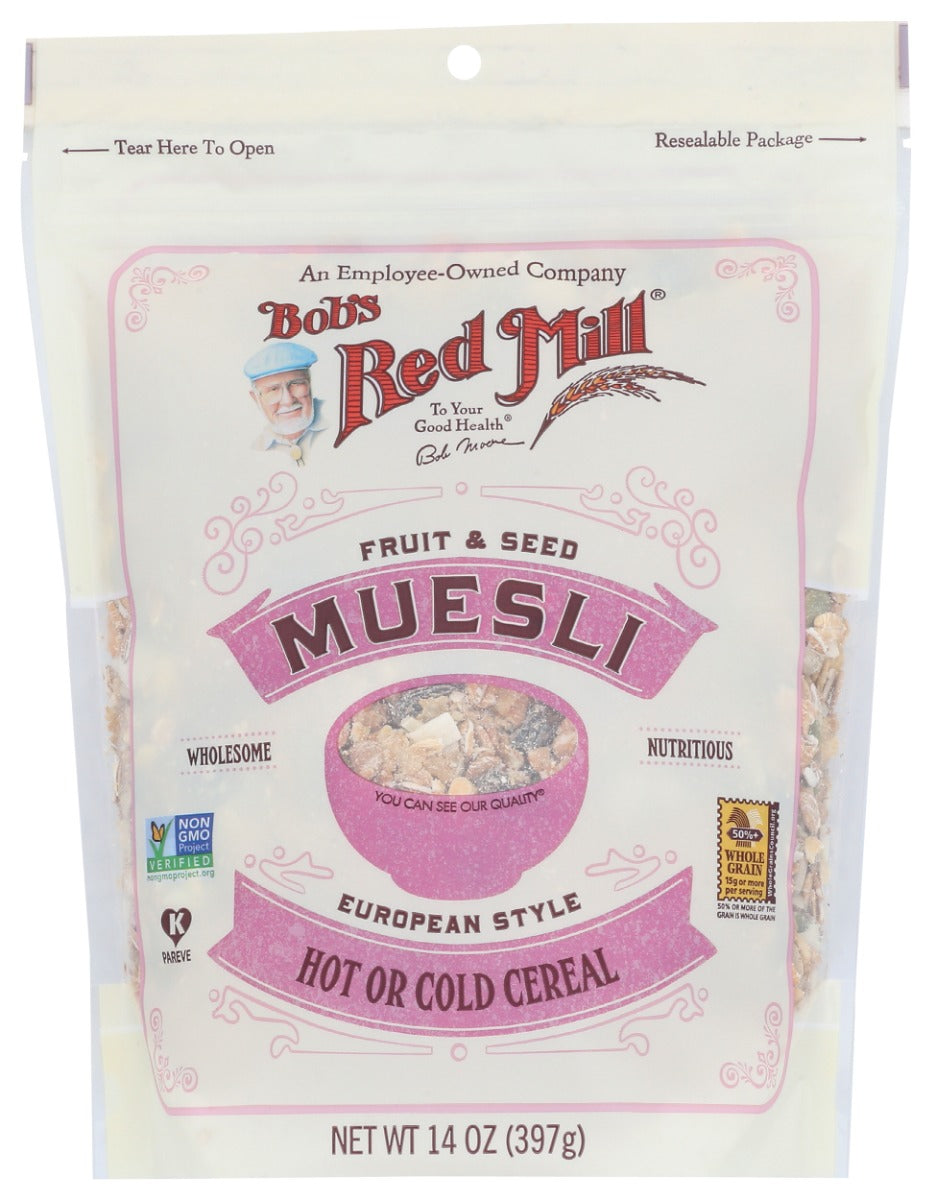 BOBS RED MILL: Fruit and Seed Muesli Cereal, 14 oz