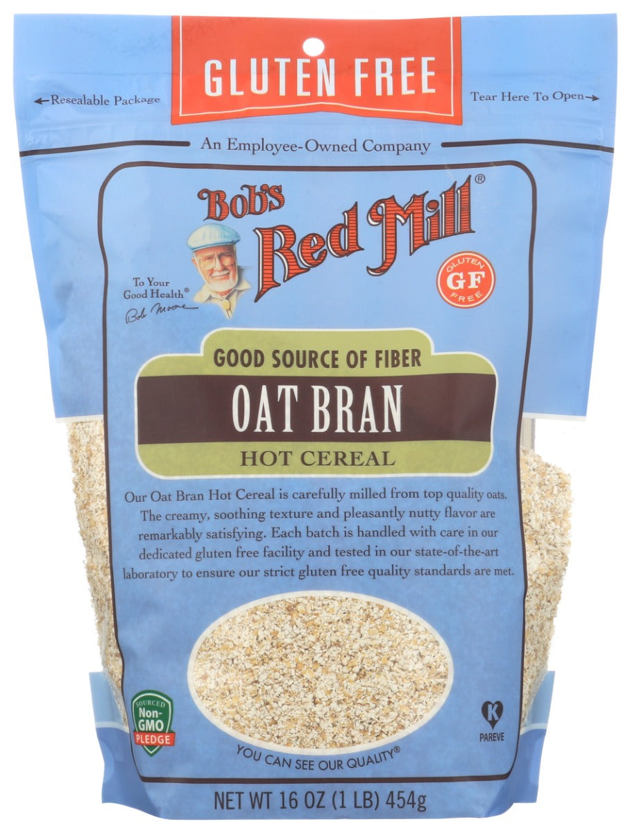 BOBS RED MILL: Gluten Free Oat Bran Hot Cereal, 16 oz