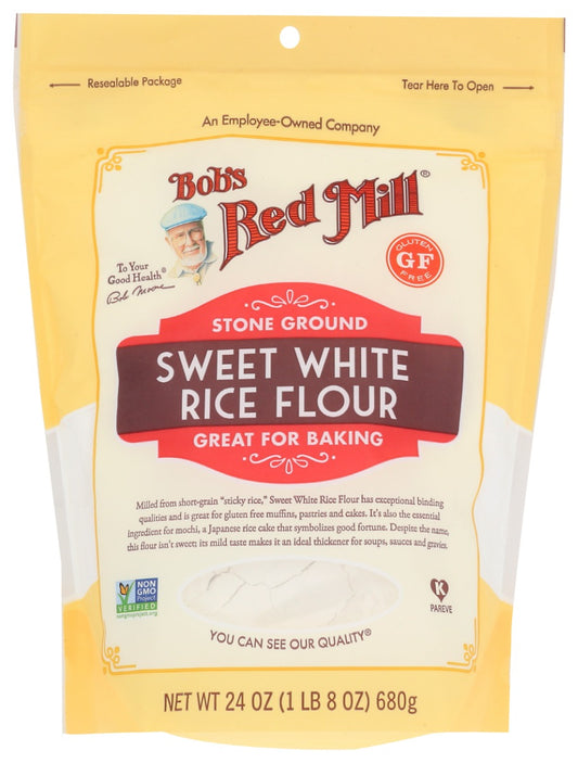 BOB'S RED MILL: Sweet White Rice Flour, 24 oz