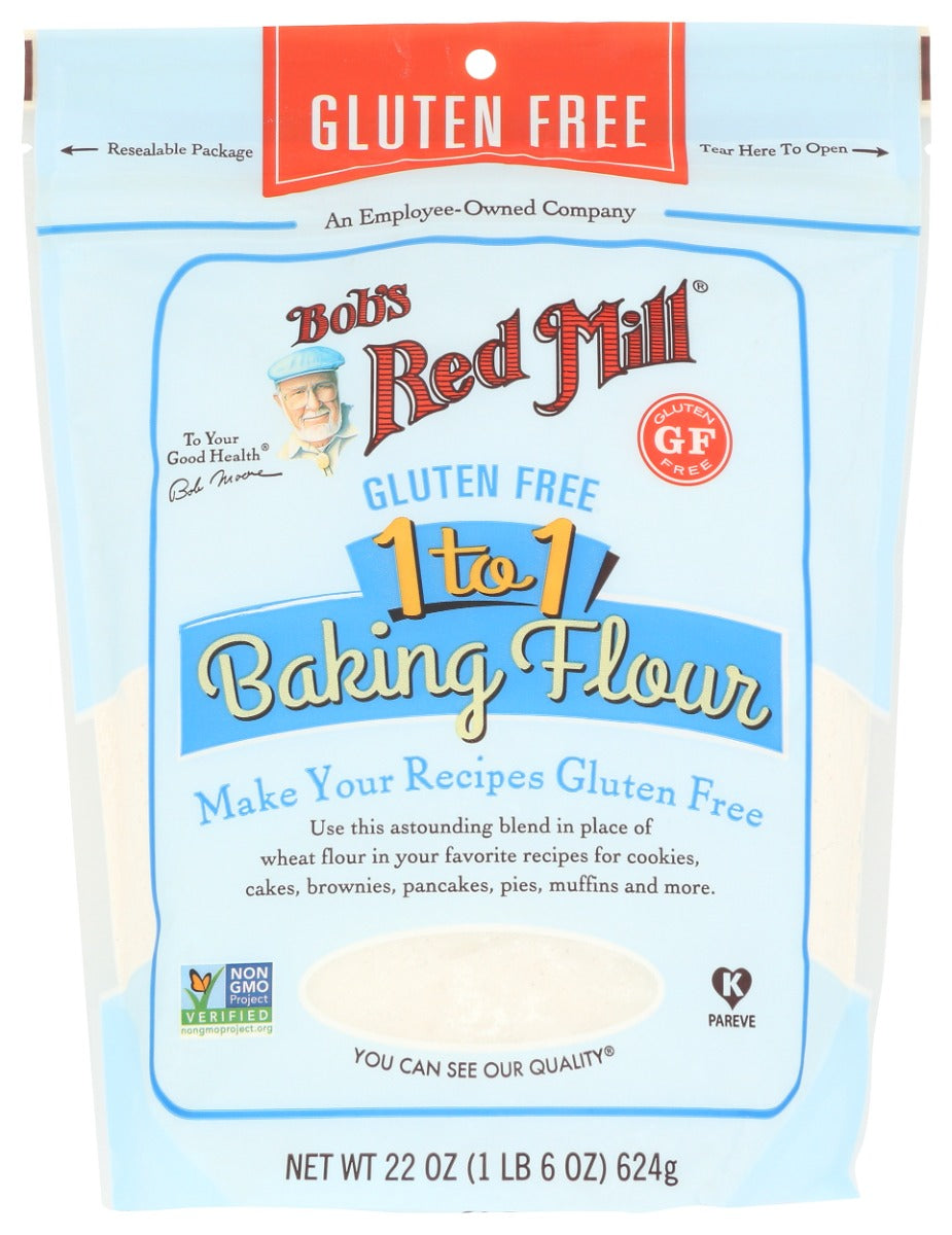 BOBS RED MILL: Gluten Free 1 to 1 Baking Flour, 22 oz