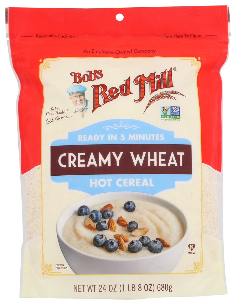 BOBS RED MILL: Organic Creamy Wheat Hot Cereal, 24 OZ