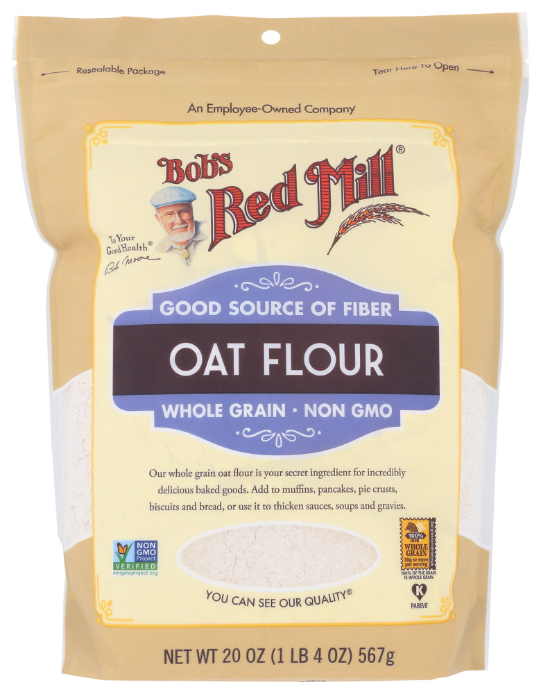 BOBS RED MILL: Flour Oat, 20 oz