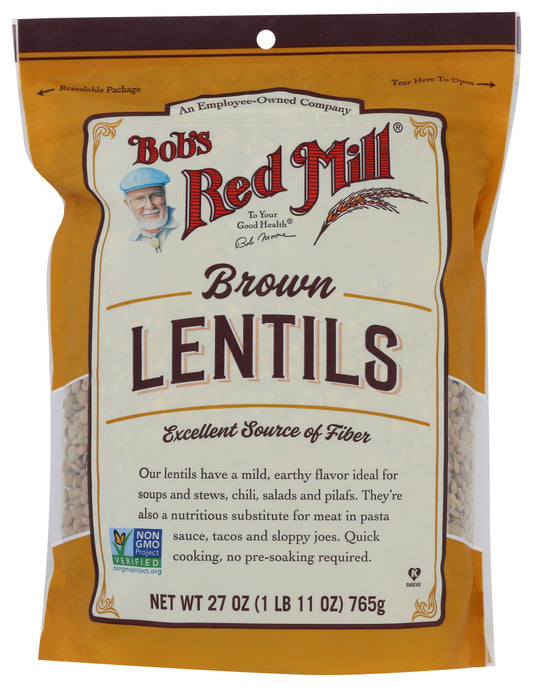 BOBS RED MILL: Brown Lentils, 27 oz