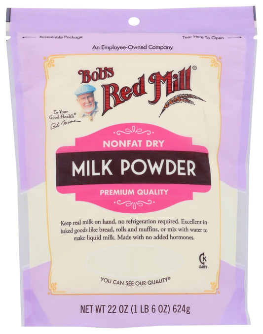 BOB'S RED MILL: Non-Fat Dry Milk Powder, 22 oz