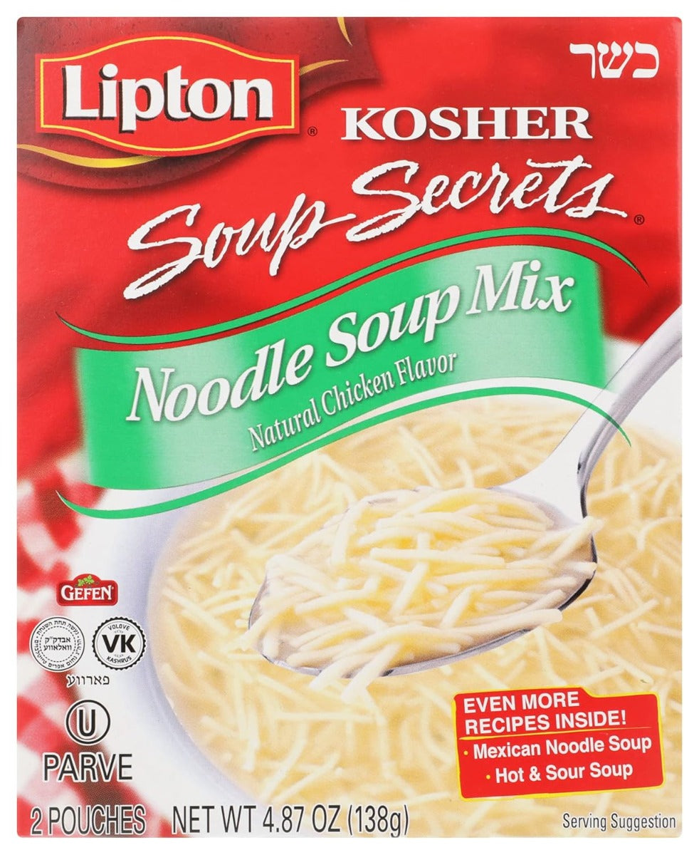 LIPTON - KOSHER: Soup Mix Noodle, 4.87 oz
