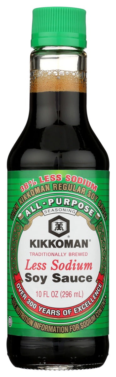 KIKKOMAN: Less Sodium Soy Sauce, 10 oz