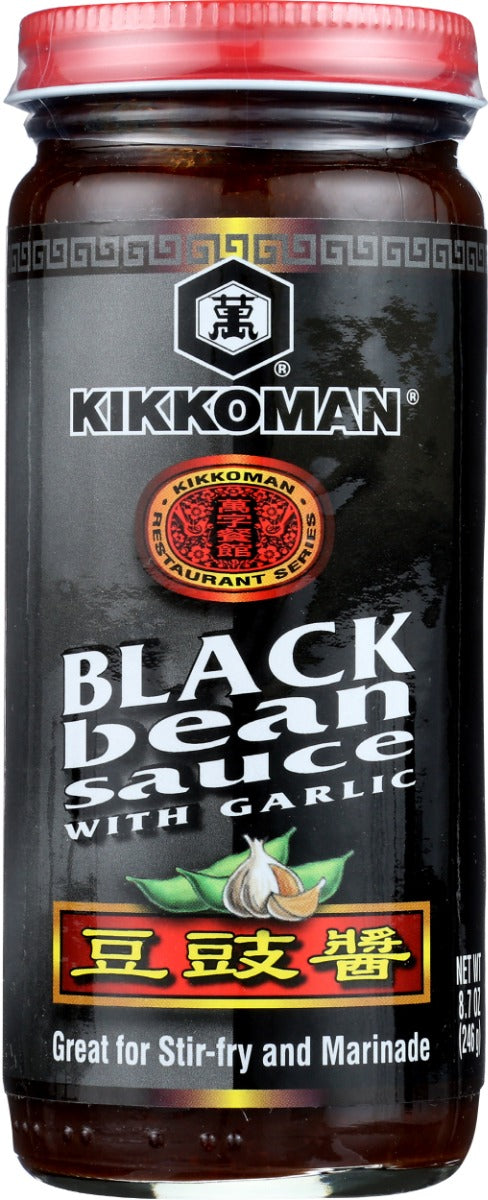 KIKKOMAN: Black Bean Sauce With Garlic, 8.7 oz
