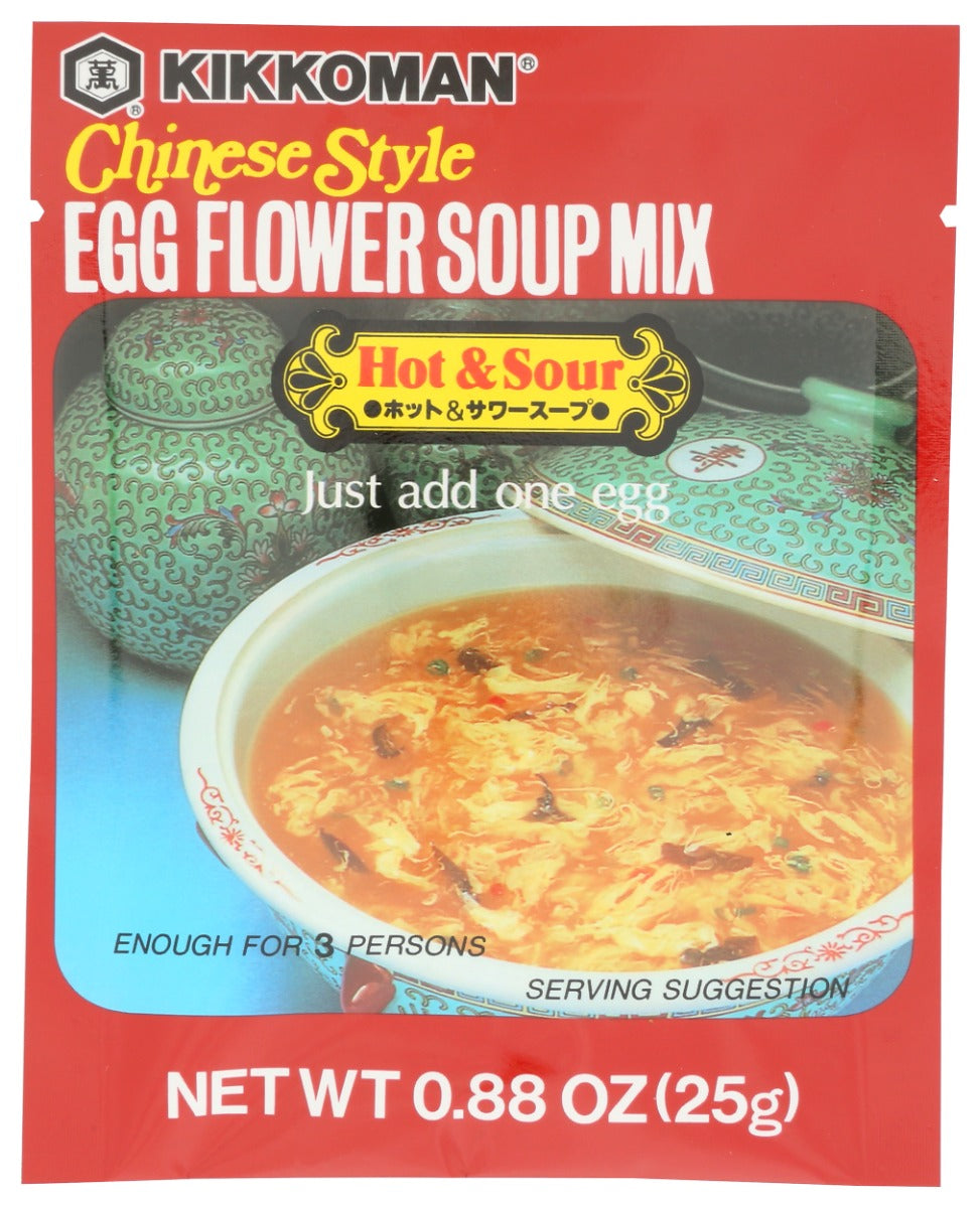 KIKKOMAN: Soup Egg Flower Hot & Sour, 0.88 oz