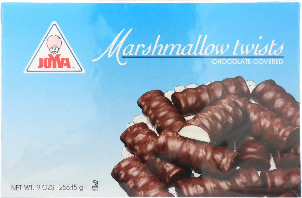 JOYVA: Chocolate Covered Marshmallow Twists, 9 oz