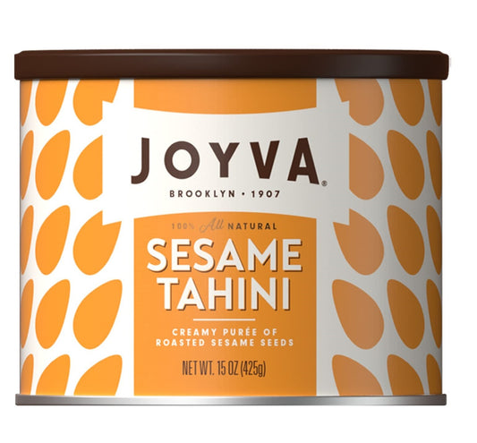 JOYVA: Sesame Tahini Creamy Puree Of Sesame Seeds, 15 oz
