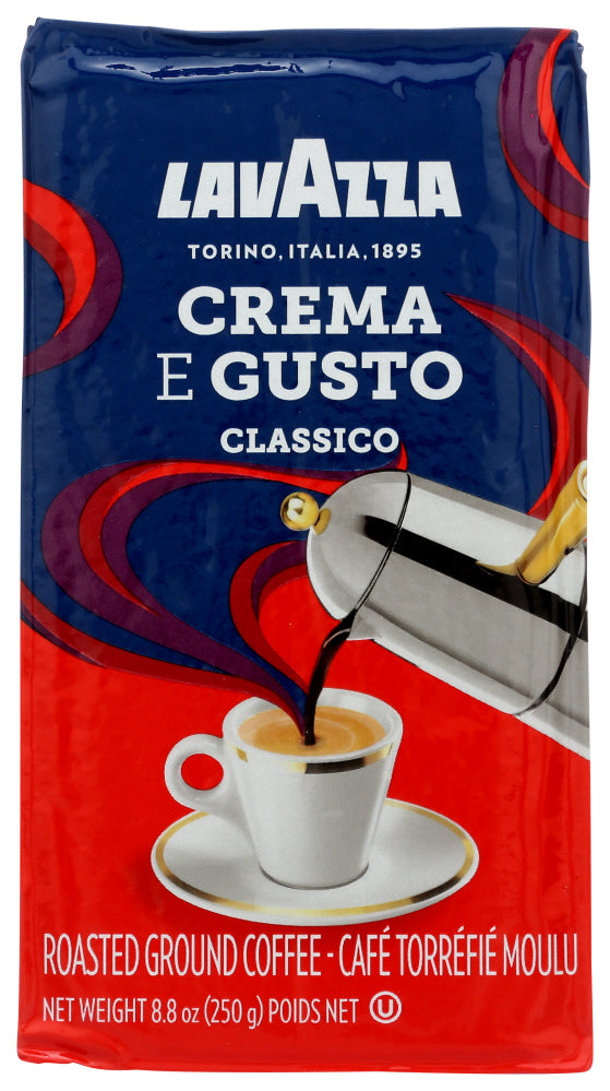 LAVAZZA: Crema E Gusto Classico Ground Coffee, 8.8 oz