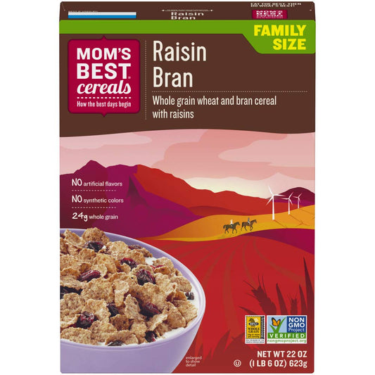 MOMS BEST: Cereal Raisin Bran, 22 oz