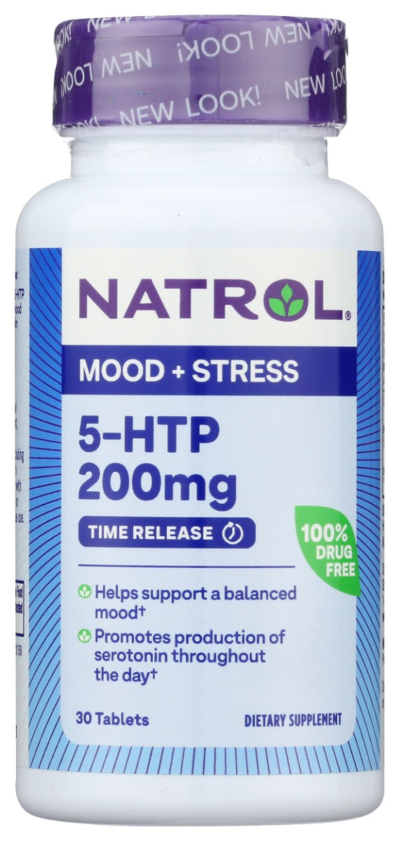 NATROL: 5-HTP 200 mg Time Release, 30 tb