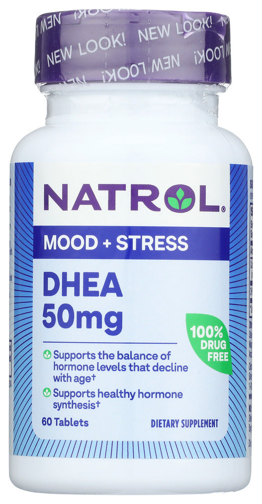 NATROL: DHEA 50 mg, 60 Tablets