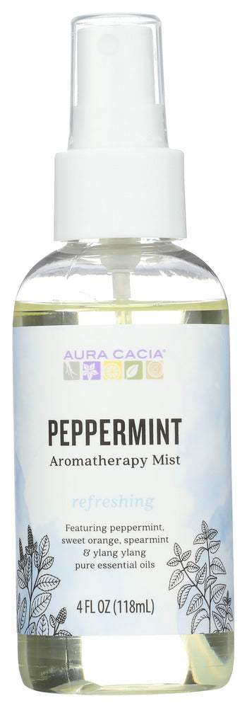 AURA CACIA: Peppermint Harvest Aromatherapy Mist, 4 oz
