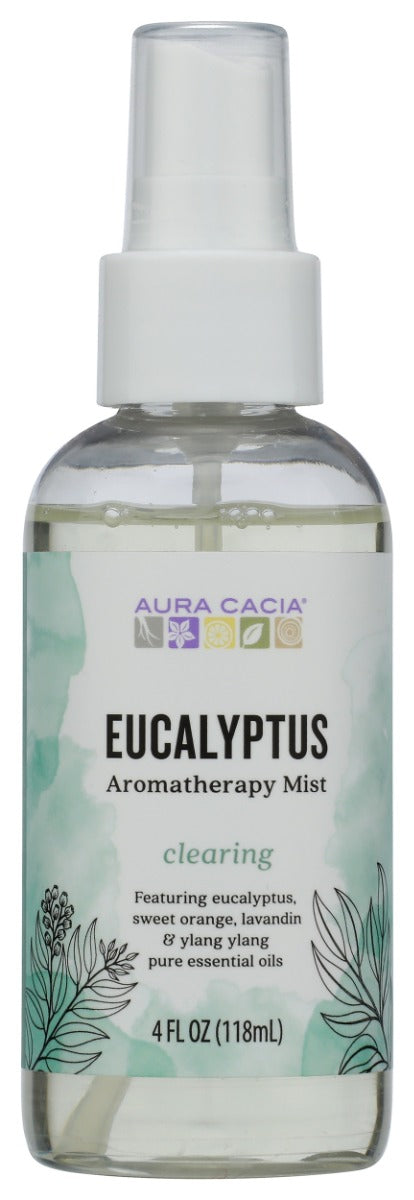 AURA CACIA: Eucalyptus Aromatherapy Mist, 4 oz