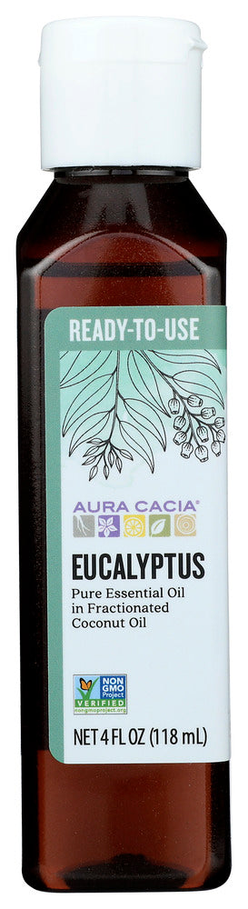 AURA CACIA: Oil Essential Eucalyptus, 4 FO