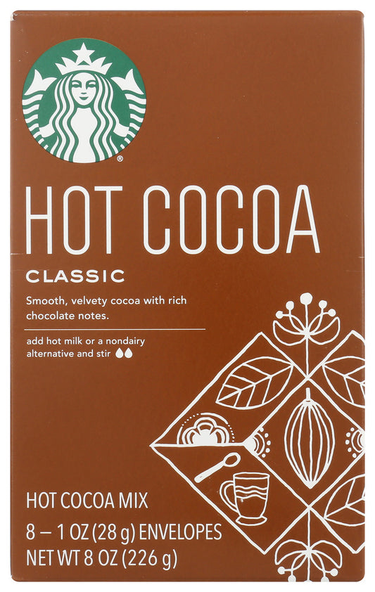 STARBUCKS: Cocoa Hot Classic Box 8Pc, 8 oz