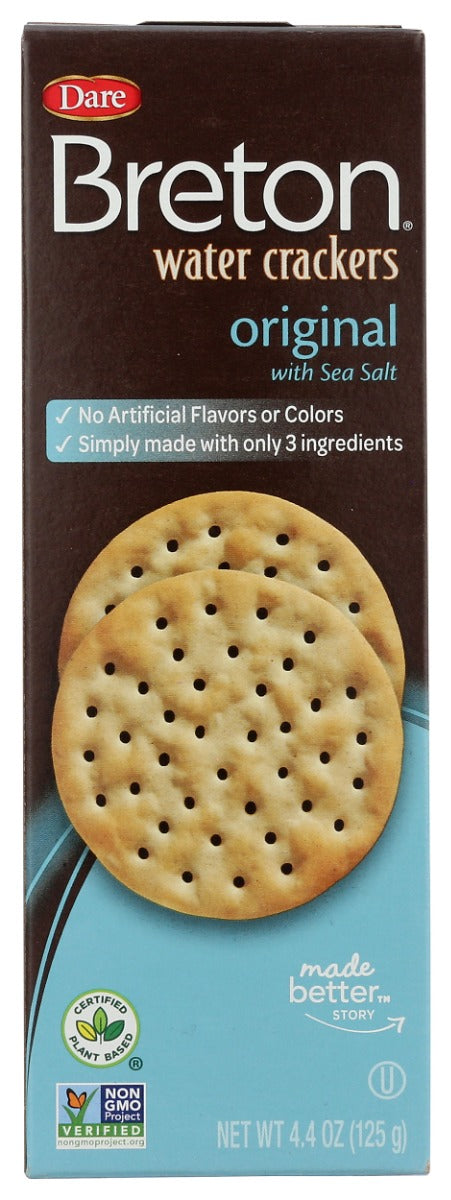 DARE: Water Crackers Original, 4.4 Oz