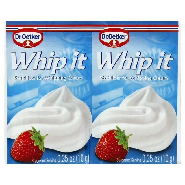 DR OETKER: Whip It Whipping Cream Stabilizer 2Pack, 0.7 oz
