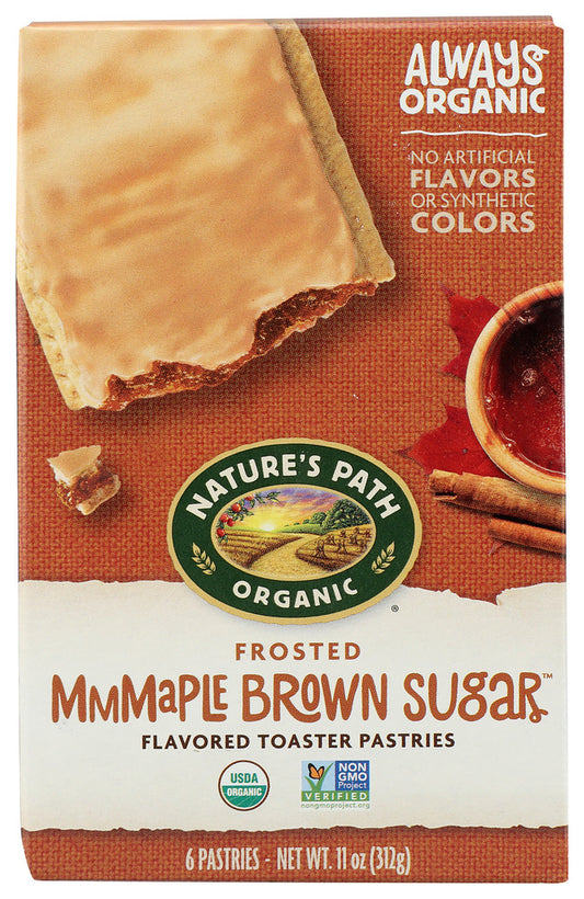 NATURES PATH: Frosted Mmmaple Brown Sugar Toaster Pastries, 11 oz