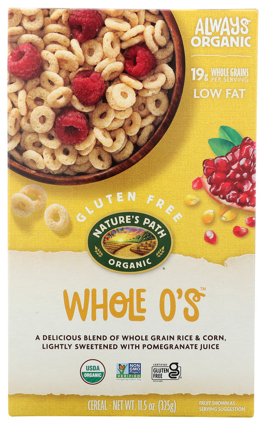 NATURES PATH: Organic Whole O’s Cereal Gluten Free, 11.5 oz