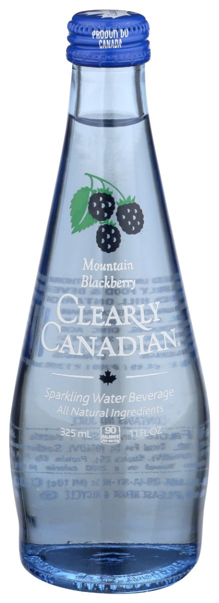 CLEARLY CANADIAN: Mountain Blackberry Sparkling Water, 11 fo