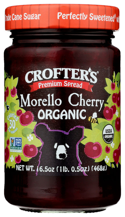 CROFTERS: Premium Spread Morello Cherry, 16.5 oz