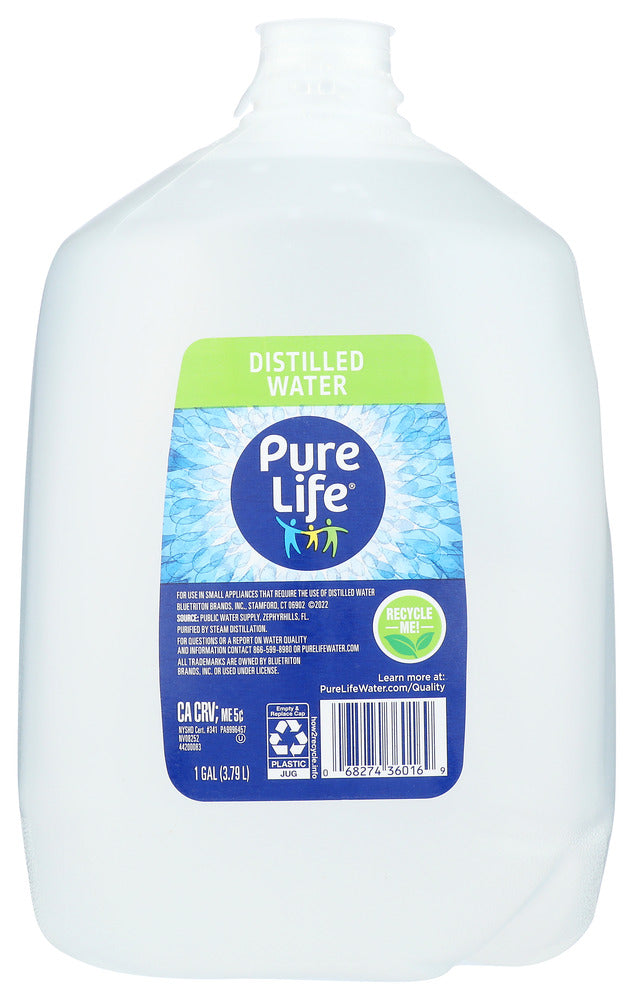 PURE LIFE: Water Distilled Sd Hndl, 128 FO