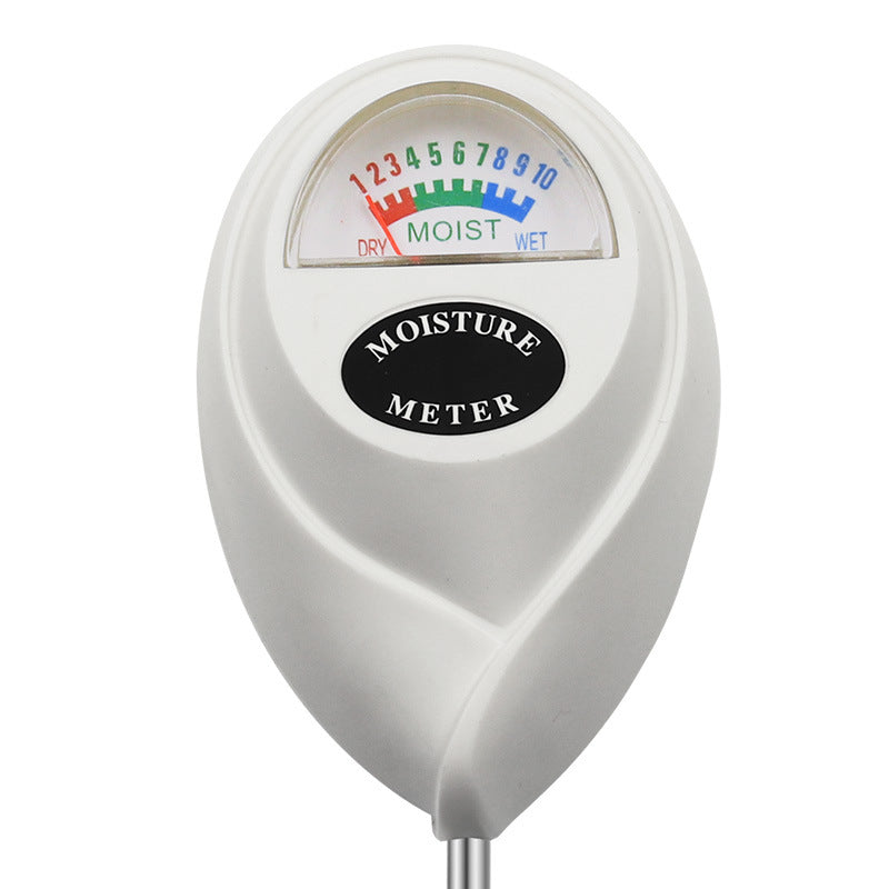 Soil Moisture Meter with White Round Head (2-in-1)