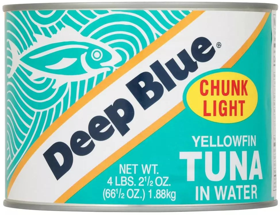 DEEP BLUE: Yellowfin Tuna Chunk Light, 66.5 oz