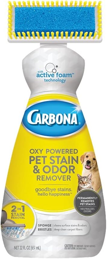CARBONA: 2 In 1 Oxy-Powered Pet Stain & Odor Remover, 22 fo