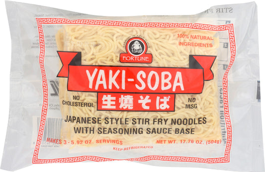 FORTUNE: Yakisoba 3 Pack Noodle, 17.76 oz
