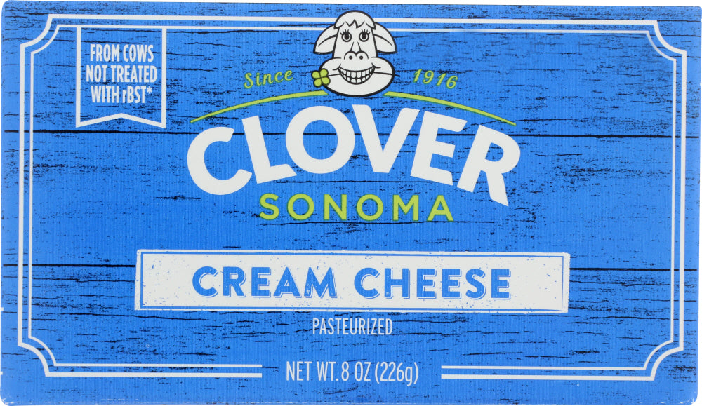 CLOVER SONOMA: Cream Cheese bar, 8 oz
