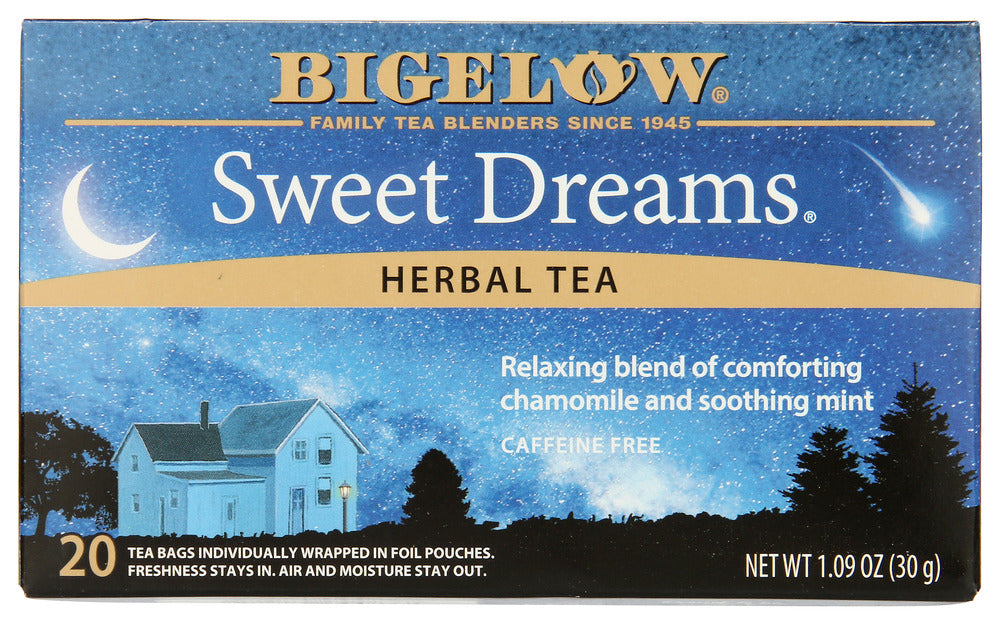 BIGELOW: Sweet Dreams Herbal Tea 20 Bags, 1.09 oz