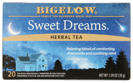 BIGELOW: Sweet Dreams Herbal Tea 20 Bags, 1.09 oz