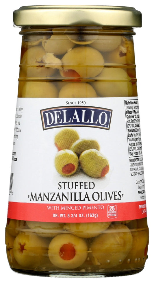 DELALLO: Stuffed Manzanilla Olives, 5.75 oz