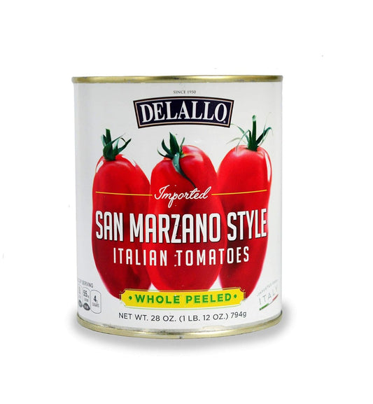 DELALLO: Tomato Imported Marzano, 28 oz