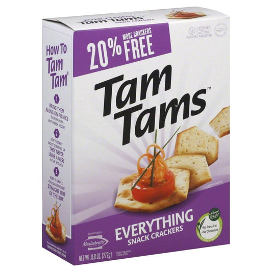 MANISCHEWITZ: Cracker Snk Tamtam Evrthng, 9.6 oz