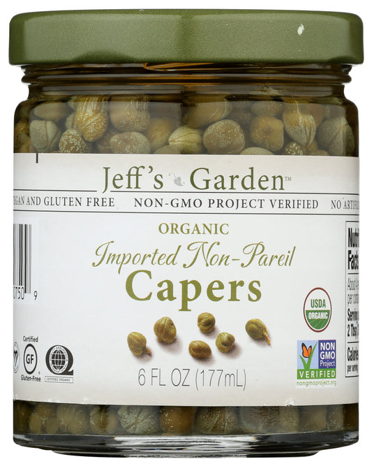 JEFF'S NATURALS: Imported Non Pareil Capers, 6 oz