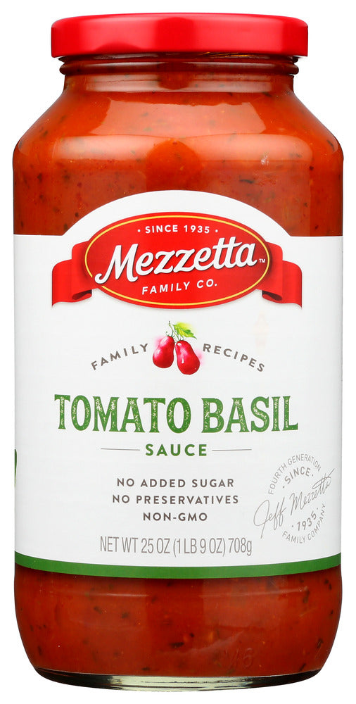 MEZZETTA: Napa Valley Bistro Tomato Basil Pasta Sauce, 25 oz