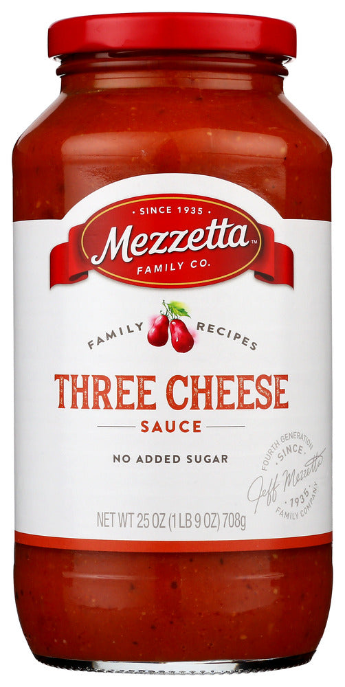 MEZZETTA: Three Cheese Sauce , 25 oz
