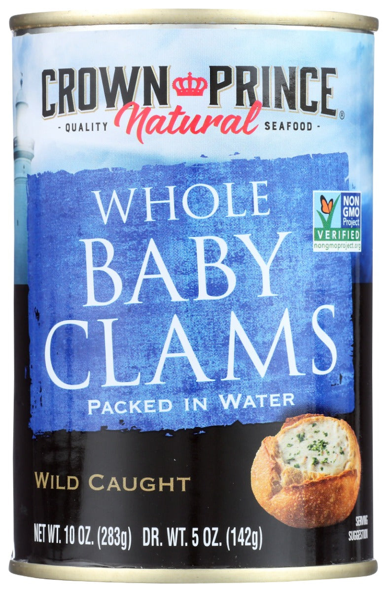 CROWN PRINCE: Boiled Baby Clams, 10 oz