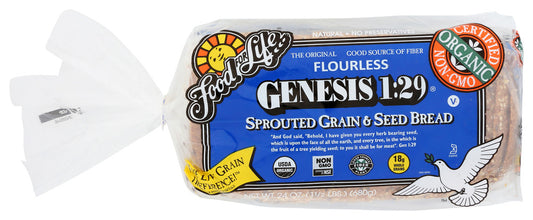 FOOD FOR LIFE: Organic Genesis 1:29 Sprouted Whole Grain and Seed Bread, 24 oz
