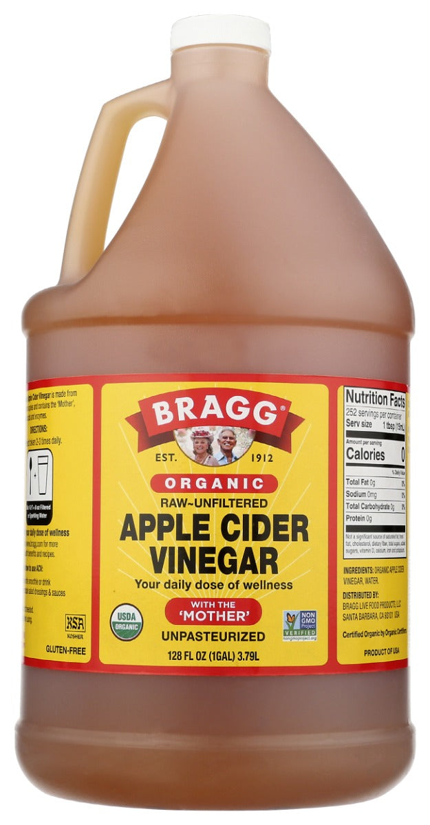 BRAGG: Organic Apple Cider Vinegar, 1 ga